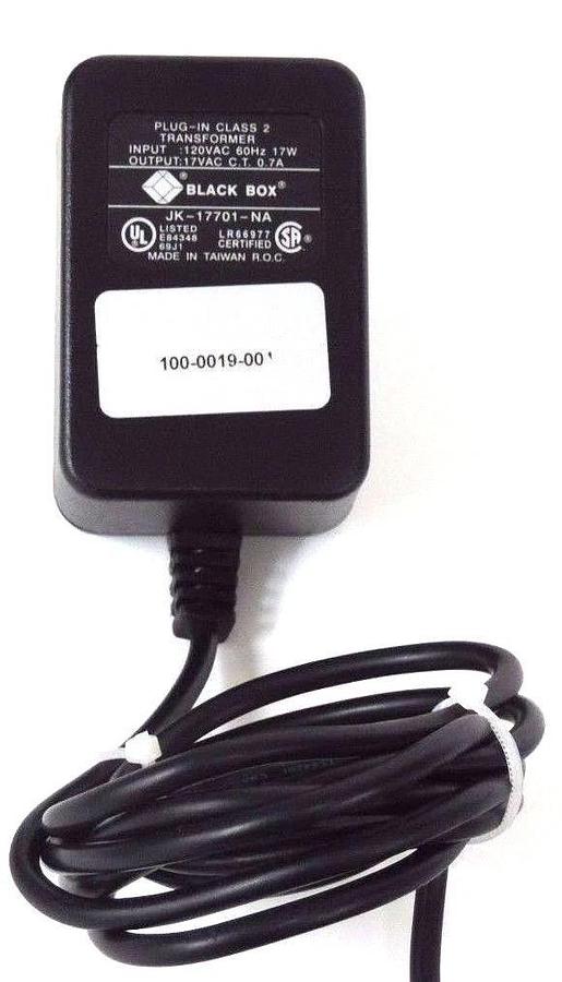 Used BLACK BOX IC150A SMART NODE 485 STANDALONE W/ JK-17701-NA TRANSFORMER 17/120VAC