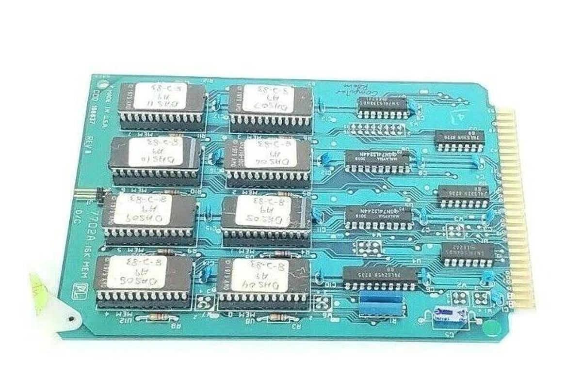 Used GD CALIFORNIA INC PROLOG 7702A MEMORY CARD 16K