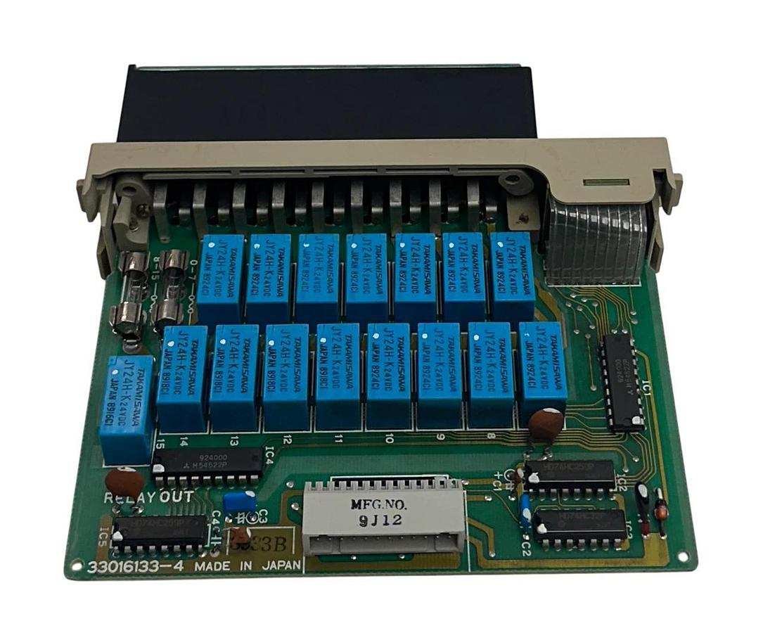 HITACHI POM-RH / P0M-RH / POMRH 16-PT RELAY OUTPUT MODULE 33016133-4 NSNP