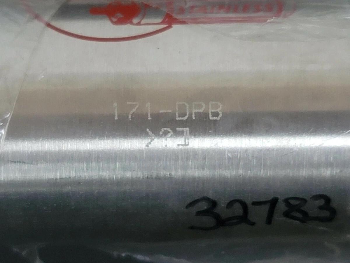 Used NEW BIMBA 171-DPB PNEUMATIC CYLINDER 1-1/2 INCH BORE 1 INCH STROKE
