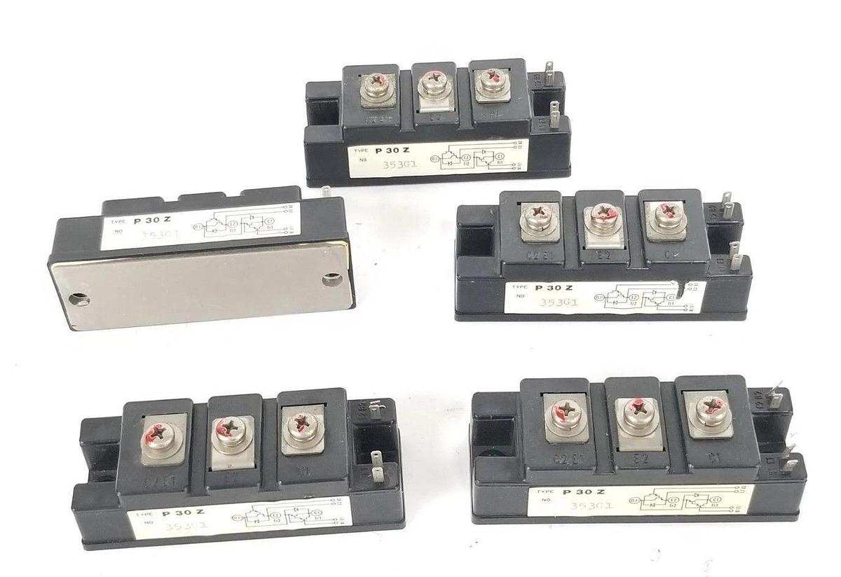 Used LOT OF 5 TOSHIBA P 30 Z 353G1 POWER MODULES P30Z-353G1 , P30Z