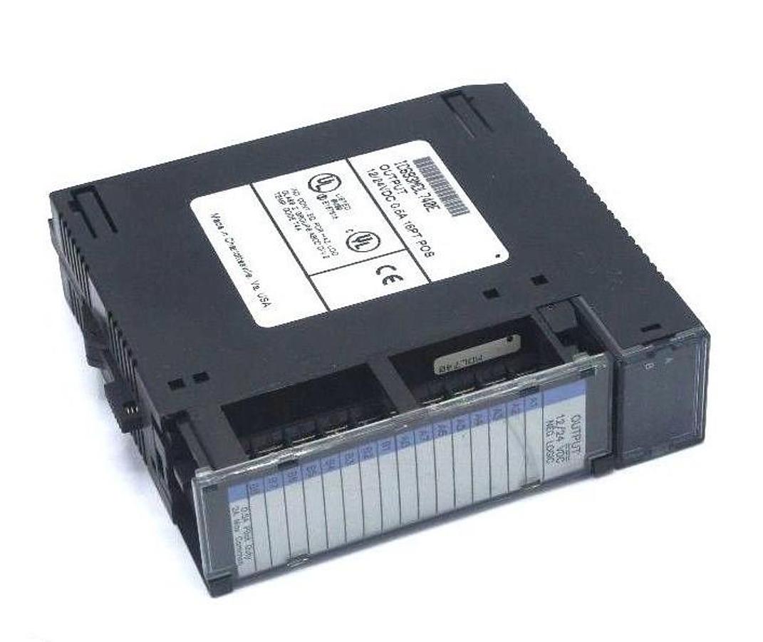 Used GE FANUC IC693MDL740E OUTPUT MODULE 12/24 VDC, 0.5A, 16 PT POS