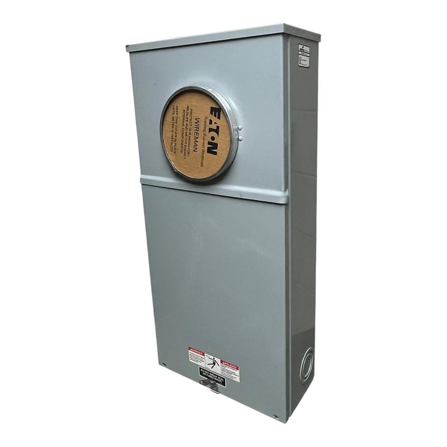 Eaton Cutler-Hammer CH-127 TB 3P 4W 200A 600V NEMA 3R Meter Socket 127TB-NS
