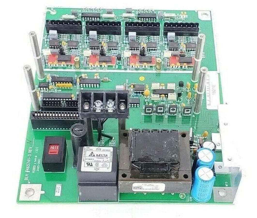 Used BLH ELECTRONICS 465741-3 CONTROL BOARD REV. N 465743-3 REV. G 3465-2021