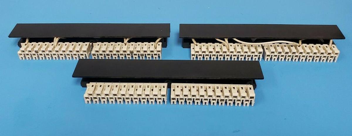 Used LOT OF 3 COOPER USD 15173-1 / 15173-2 TERMINAL BLOCK WIRING ARM ASSEMBLIES