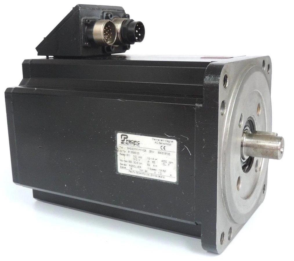 Used PACIFIC SCIENTIFIC SK53DYY1YY-Y05 AC SERVO MOTOR ART. NO. 81.6583.00