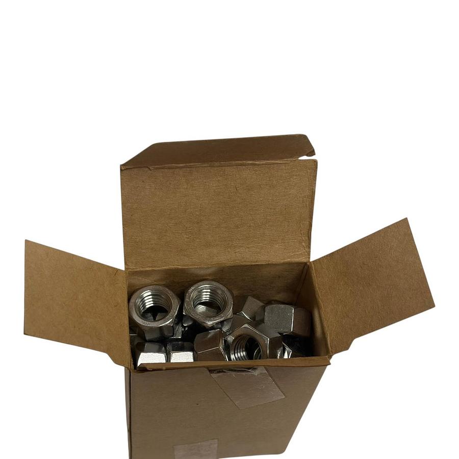 Used Atlantic Fasteners 1/2-13 Hex Nut 18-8 Stainless Steel Box of 50 Fasteners