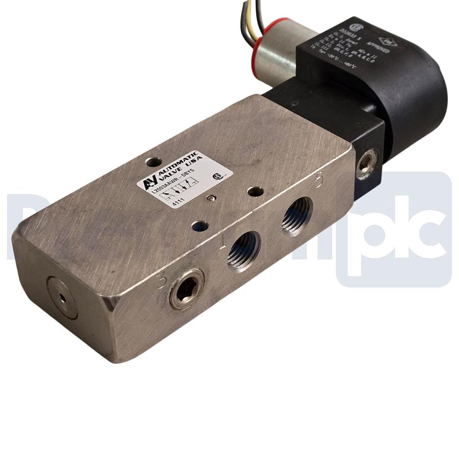 Used Automatic Valve Automax L2003AAWR-DBYS S/S Solenoid Valve 5/2 SS25LFAXR4-CM7016
