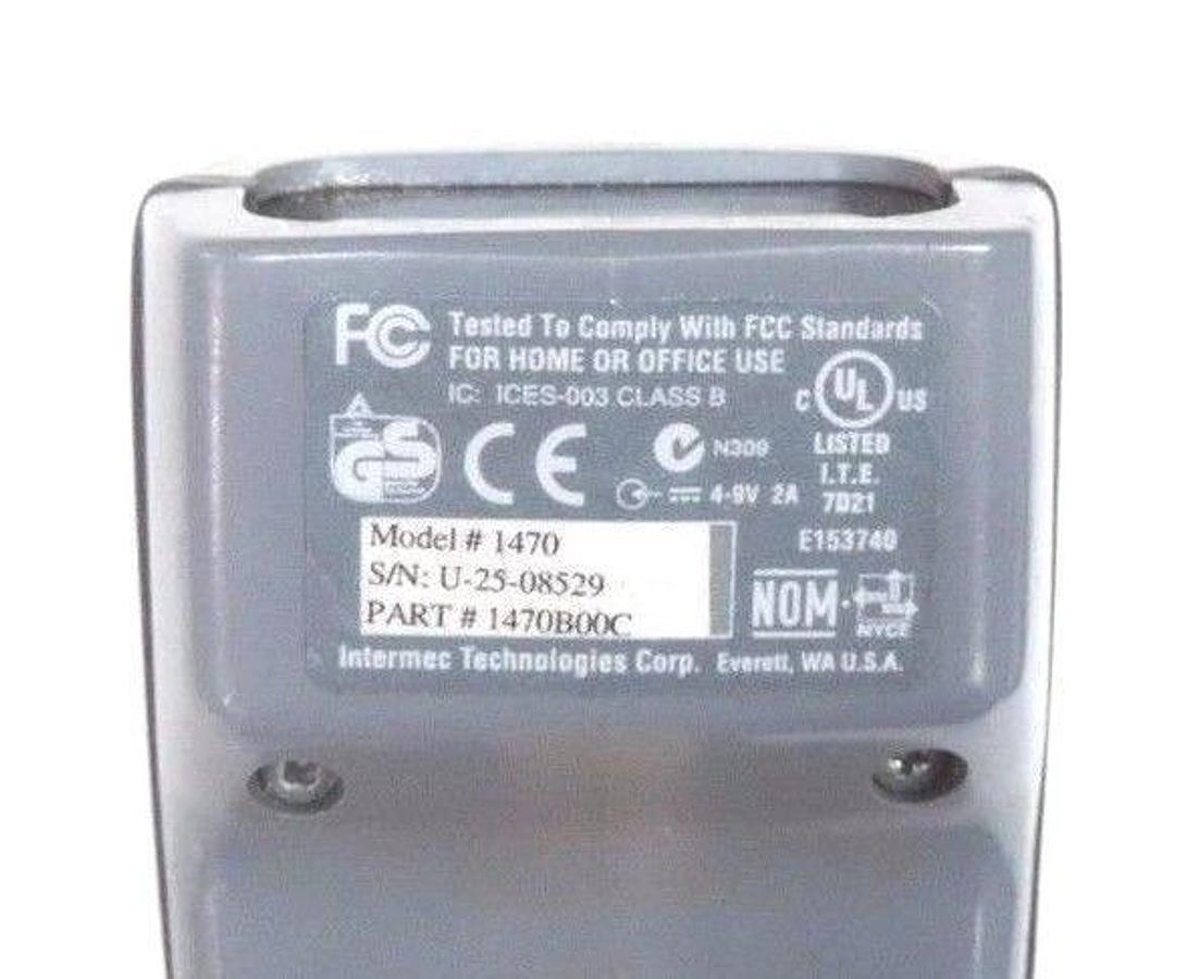Used INTERMEC SCANIMAGE 1470B00C BARCODE SCANNER W/ XSTREAM-PKG RADIO MODEM