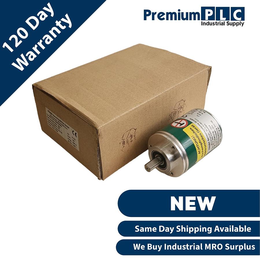 Used NEW FRABA 5810-256-FG00SL00BG ABSOLUTE ROTARY ENCODER GRAY 18 BIT 8-24V