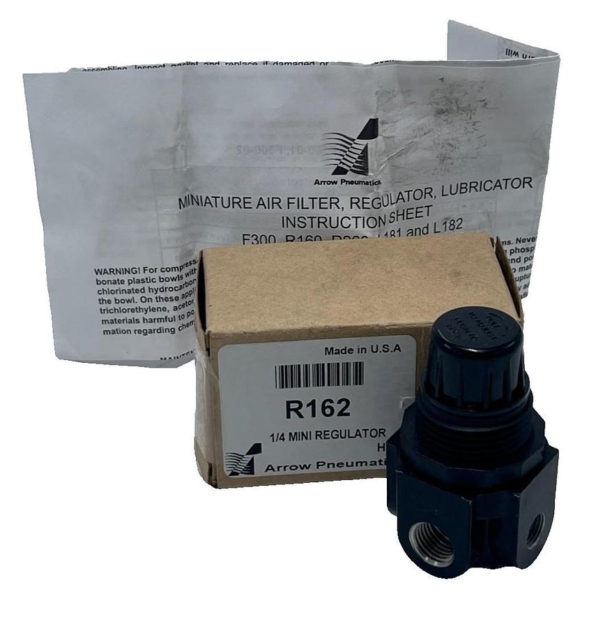 Arrow Pneumatics R162 Mini Air Regulator | 1/4" NPT 250 PSI Max NSMP