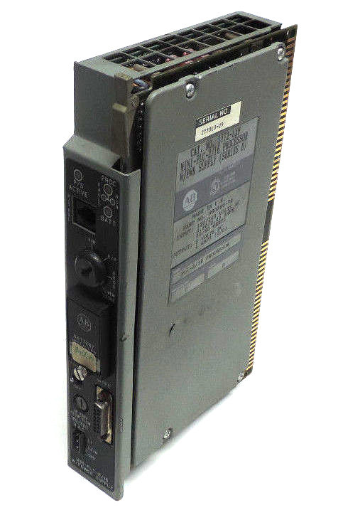 Used ALLEN BRADLEY 1772-LXP MINI-PLC-2/16 PROCESSOR W/PWR SUPPLY SER. D, F/W REV. C
