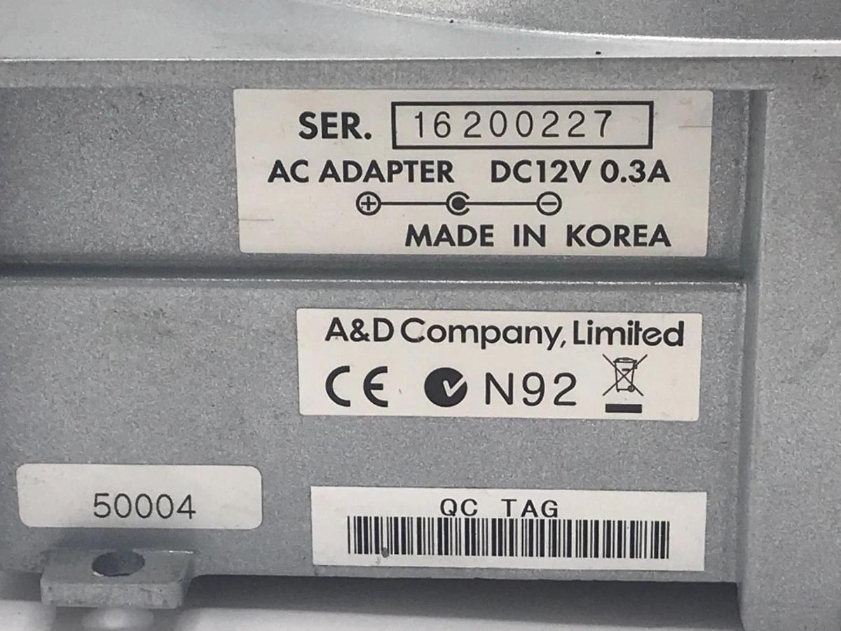 Used A&D FZ-iWP SERIES PRECISION BALANCE FZ-300iWP 320g x 0.001 g SUPER HYBRID SENSOR