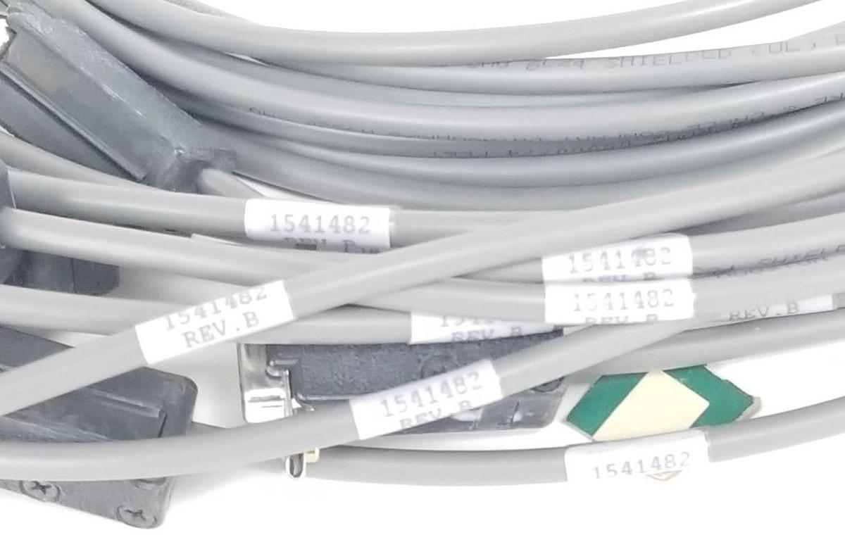 Used LOT OF 20 NEW WEATHERFORD 1541482 REV. B DB9 FEMALE TO RS-232 CABLE ASSEMBLIES