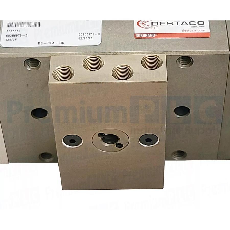NEW DESTACO ROBOHAND RR-46-180-M MEDIUM DUTY FLANGE OUTPUT ROTARY ACTUATOR NSNP