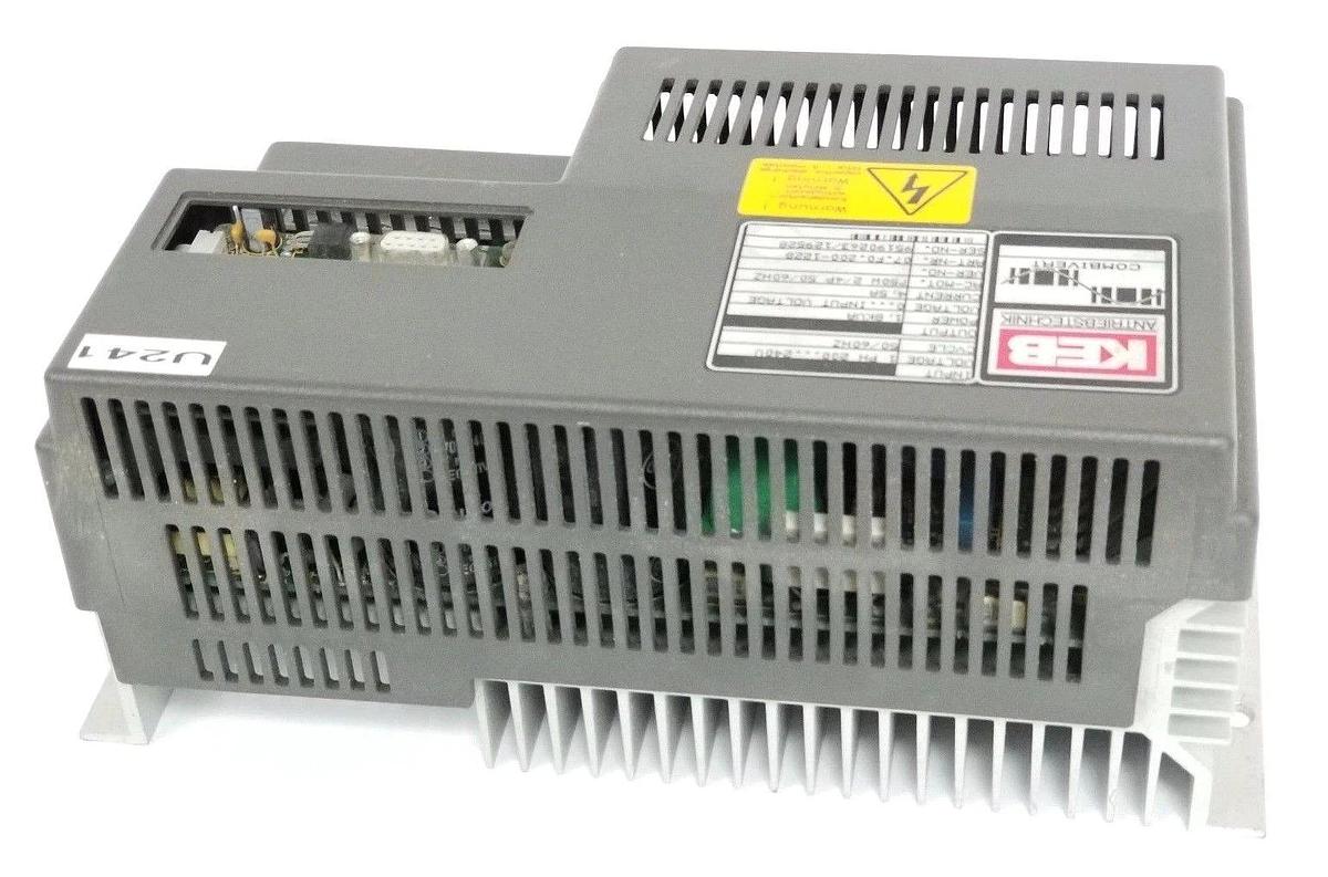 Used KEB 07.F0.200-1228 COMBIVERT DRIVE 1PH, 200-240V, 50/60HZ 1,8KVA 4,5A