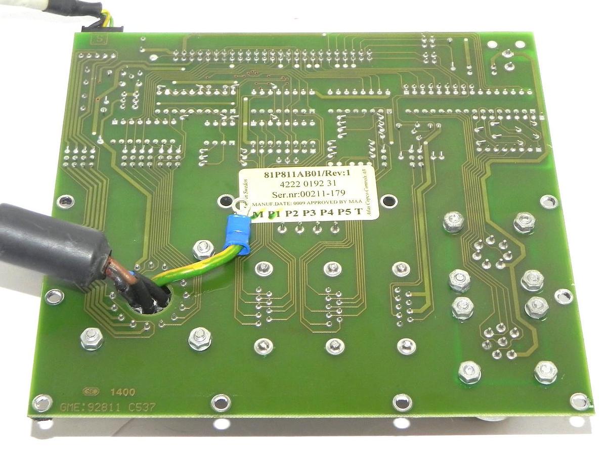 Used ATLAS COPCO 81P811AB01/REV 1 CIRCUIT BOARD
