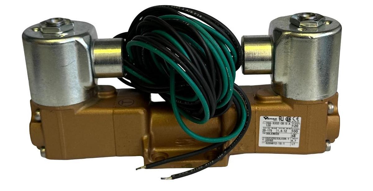 NEW VERSA VALVES VGG-5332-CB-U-A120 / VGG5332CBUA120 5-WAY SOLENOID VALVE 120V