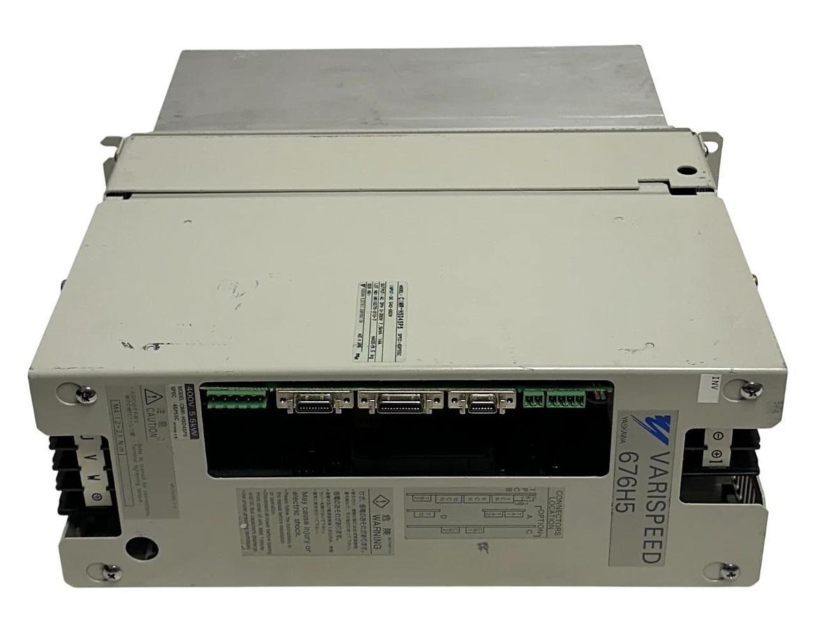 Used YASKAWA ELECTRIC CIMR-H5D45P5 / 45P55C VARISPEED 676H5 DRIVE 540-660VDC 3PH USNP