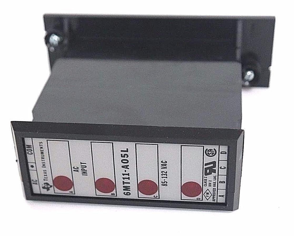 Used NIB TEXAS INSTRUMENTS 6MT11A05L INPUT MODULE 85-132VAC 6MT11-A05L