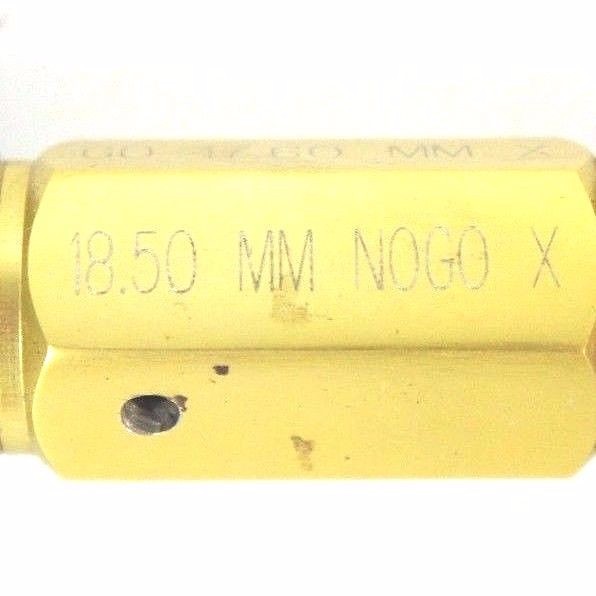Used WESTPORT PLUG GAGE GO 17.60MM NO GO 18.50 MM