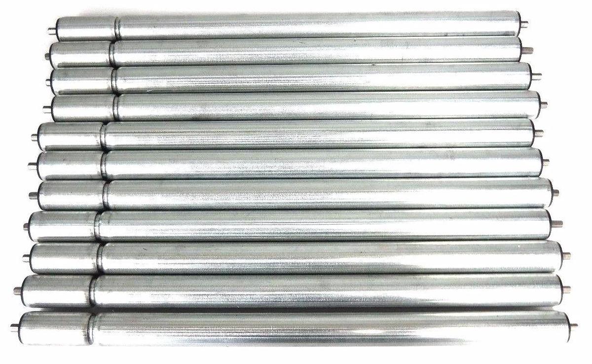 Used LOT OF 11 NEW RALPHS-PUGH SA-002502-1761-3/8 GALVANIZED HEX HYTROL ROLLERS