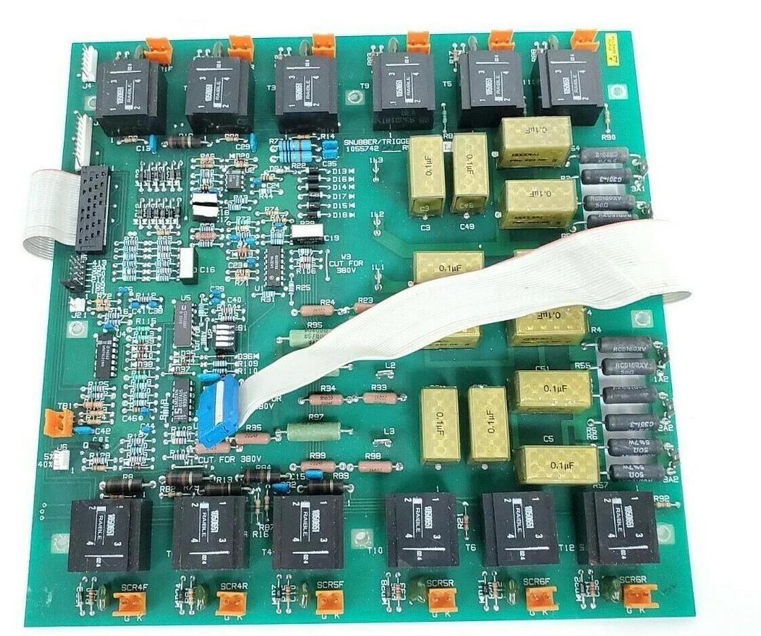 Used BOSTON / FINCOR 105574201-E SNUBBER / TRIGGER BOARD REV: E LL 1055742