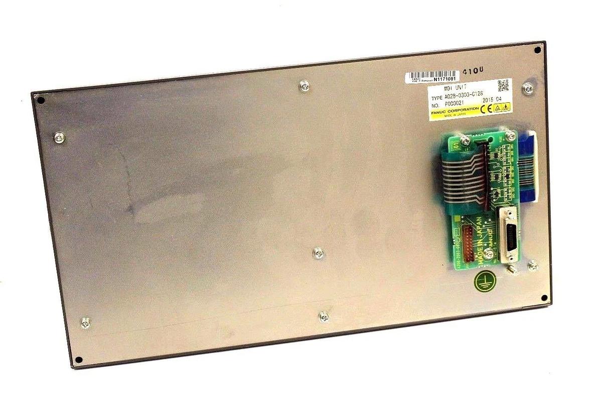 Used FANUC A02B-0303-C128  MDI UNIT CONTROL KEYPAD / KEYBOARD A02B0303C128