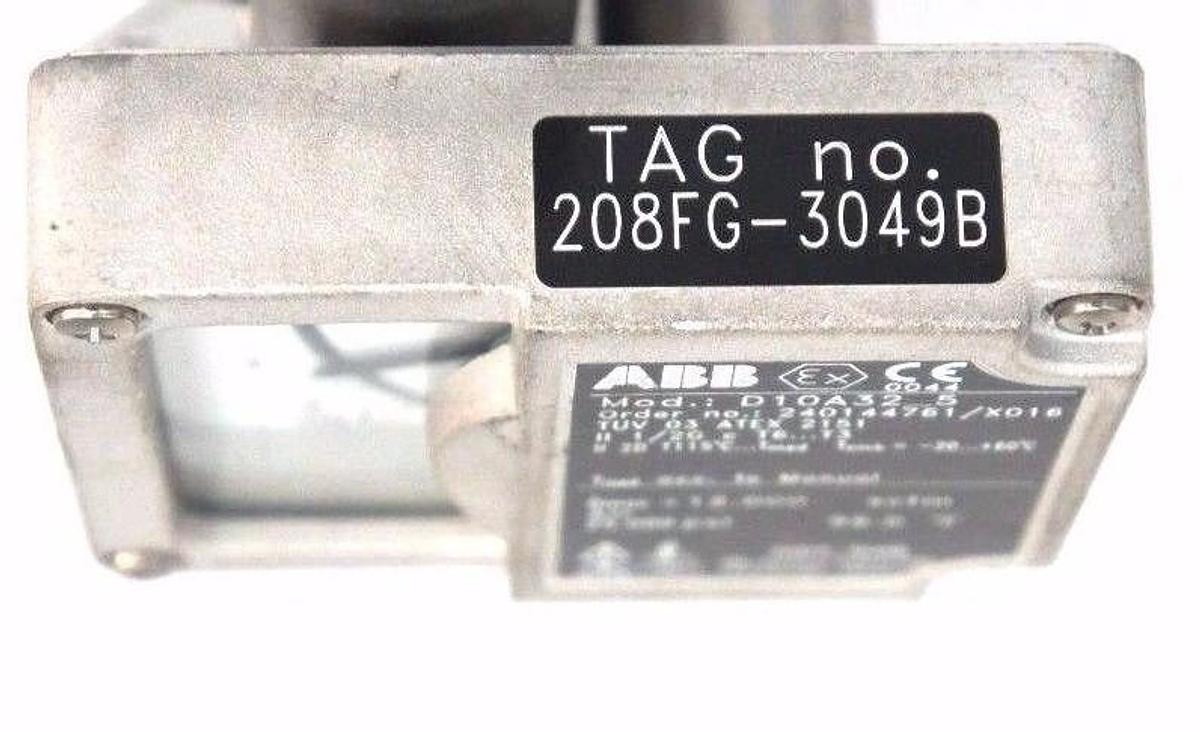 Used NEW ABB D10A32-5 FLOWMETER 1/2" NPT ORDER NO. 240144761/X016 D10A325