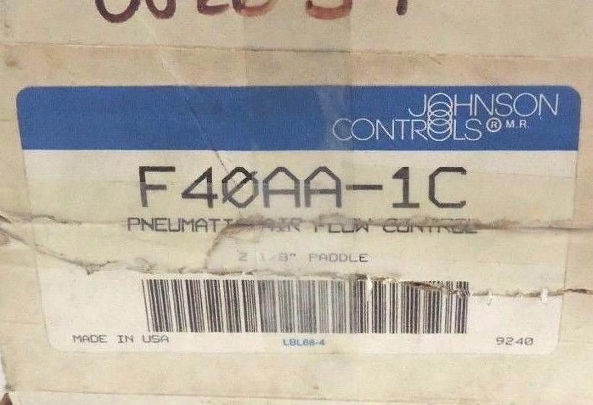 NIB JOHNSON CONTROLS F40AA-1C AIR FLOW CONTROLLER 2-1/8" PADDLE F40AA1C