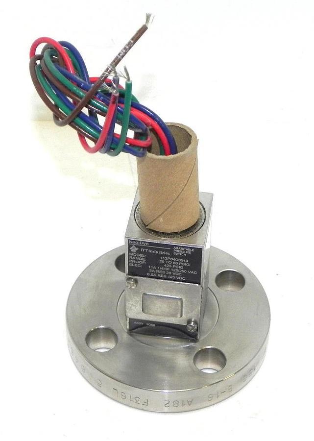 NEW NEO-DYNE 112P84C6343 ADJUSTABLE PRESSURE SWITCH