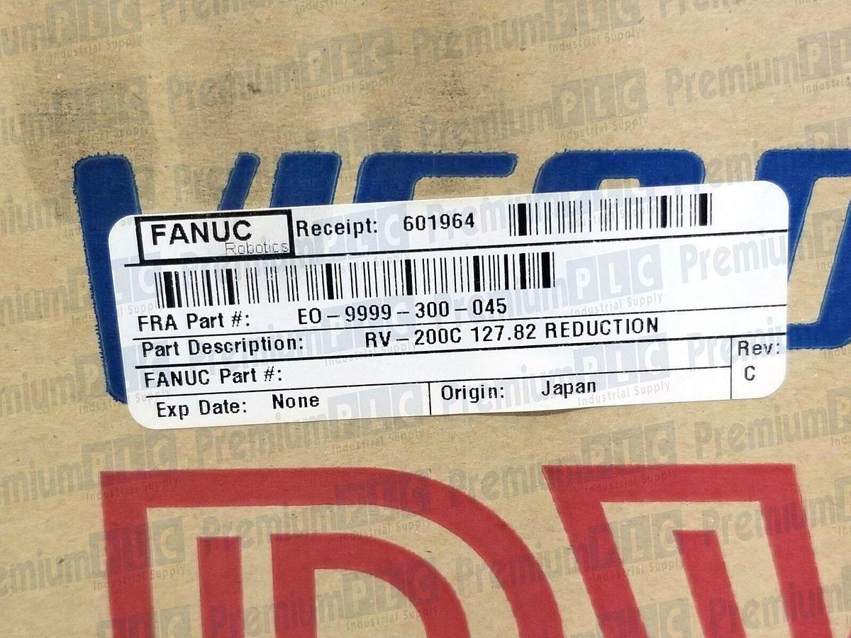Used FANUC NABTESCO EO-9999-300-045 VIGODRIVE REDUCER RV-200C-127.82 P51L052-00 NIB