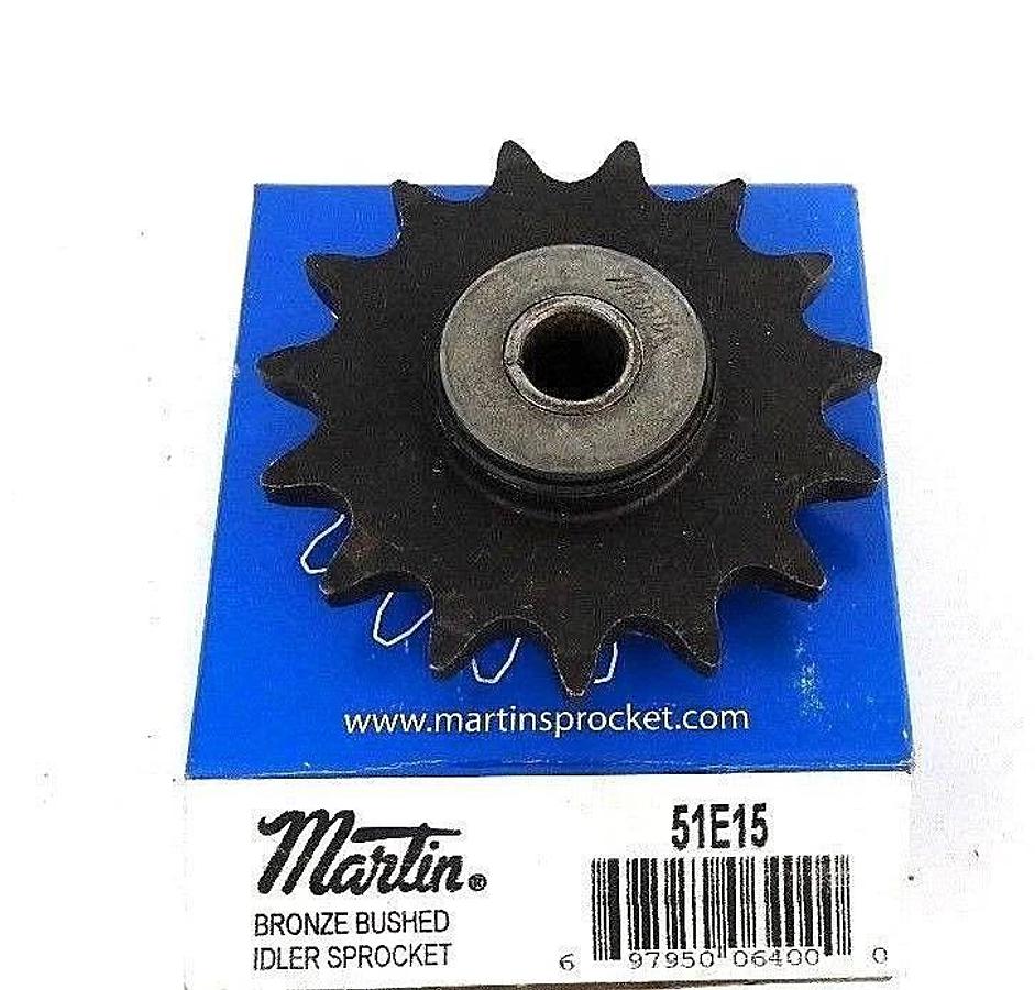 Used NIB MARTIN 51E15 SPROCKET IDLER .511IN ID 15TEETH