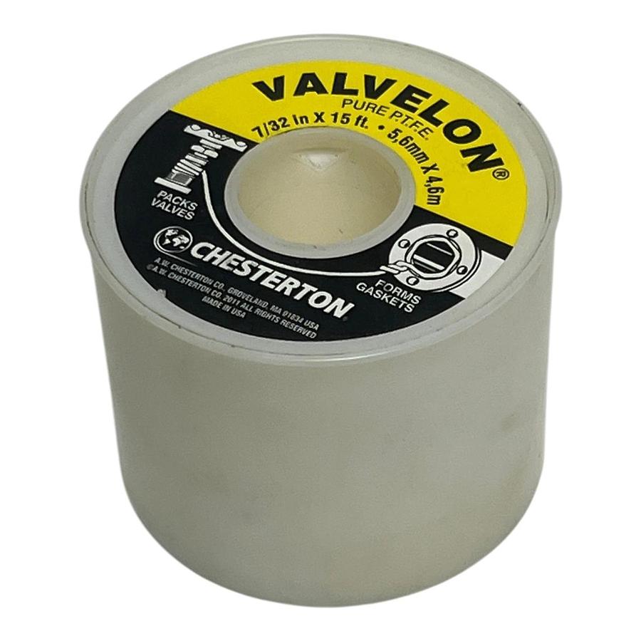 Chesterton Valvelon Pure PTFE Valve Packing Flange Gasket Sealant 7/32" x 15ft