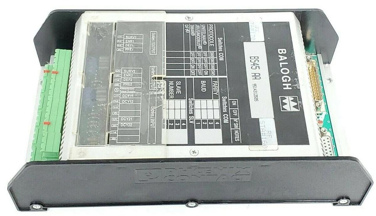Used BALOGH BS45-AA SERIAL CONTROL MODULE 9514312585, BS45AA