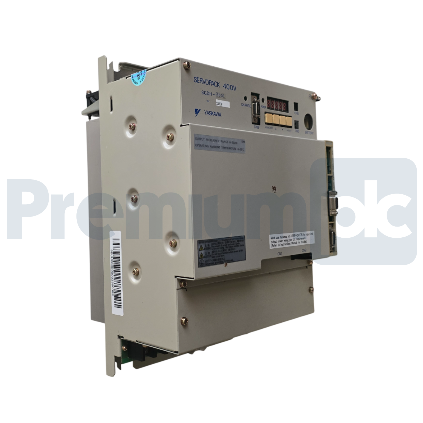 Used YASKAWA SGDH-60DE / SGDH60DE SIGMA II SERVOPACK AMPLIFIER 400V 6kW w/JUSP-NS500