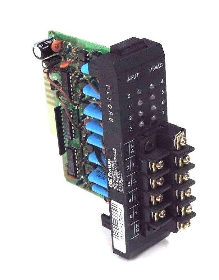 Used LOT OF 5 REPAIRED GE FANUC IC610MDL125A INPUT MODULES 115VAC, 8 CIRCUITS
