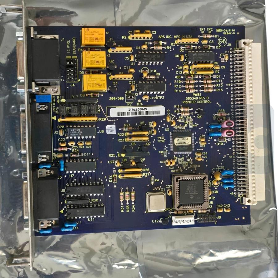 APS Autobag AutoLabel 565103B1 RF Printer Control PCB PROG Board 565349 NEW
