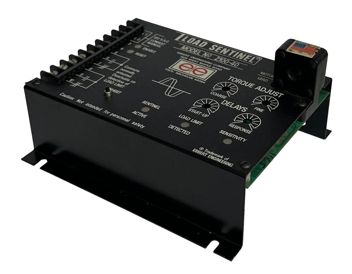 Used EBBERT ENGINEERING MODEL 2100-40 / 210040 LOAD SENTINEL MONITOR MODULE 120VAC
