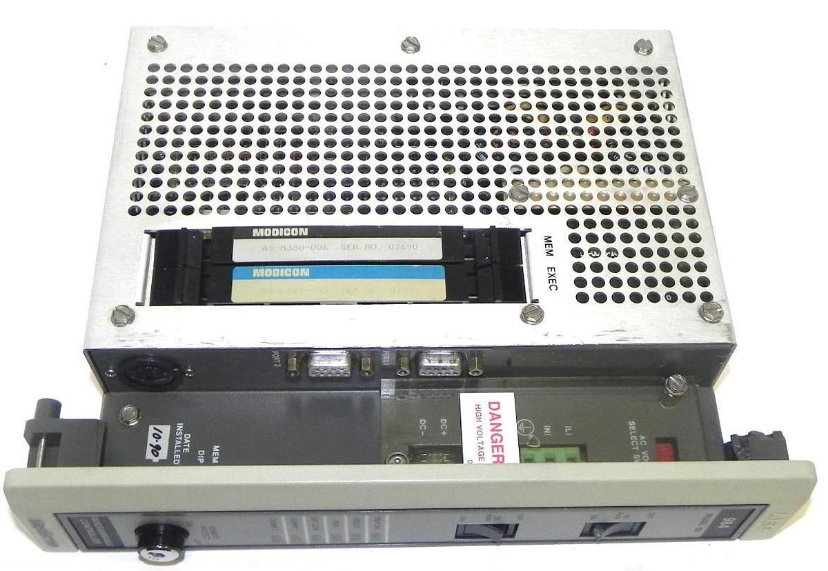 Used MODICON PC-0984-381 CPU PROGRAMMABLE CONTROLLER P/N: AS-9584-000