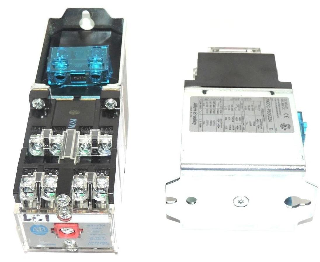 LOT OF 2 ALLEN BRADLEY 700DC-P800Z24 RELAYS 700DCP800Z24, 24V, SER. D