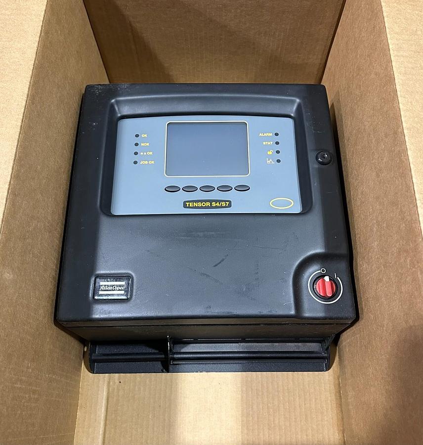 Used ATLAS COPCO PF3007-G-DN-HW TENSOR S4/S7 W/ ETVS7-70-13-CTADS NUTRUNNER & CABLES