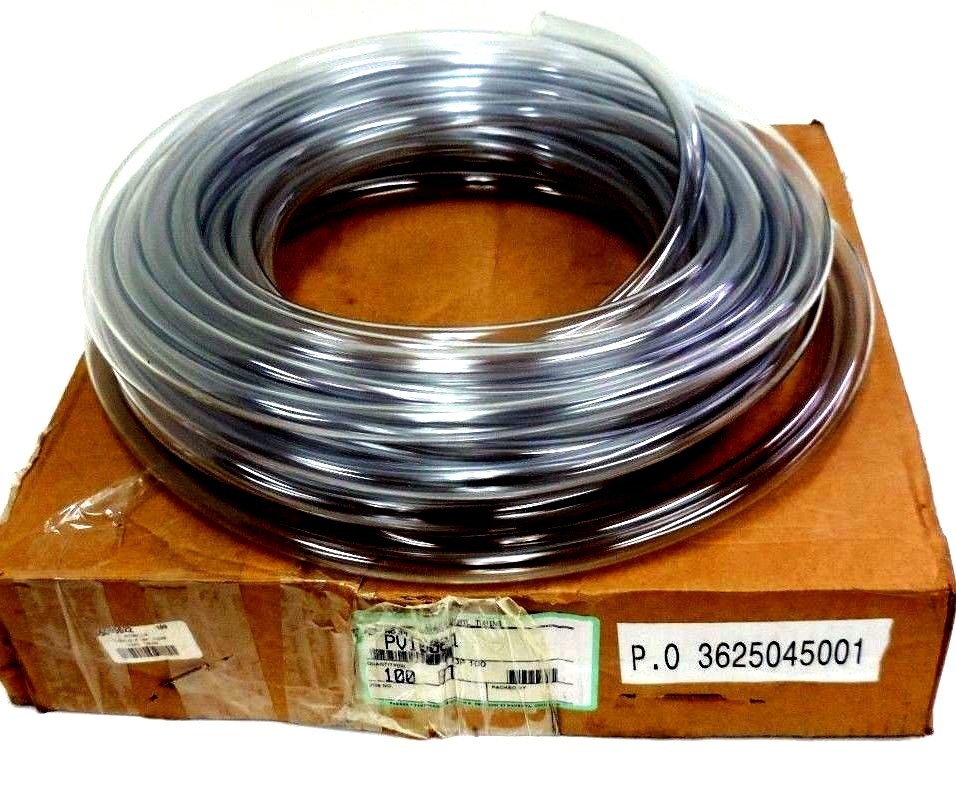 Used NIB PARKER PV100-1-P CLEAR VINYL TUBING 100FT, PV1001P