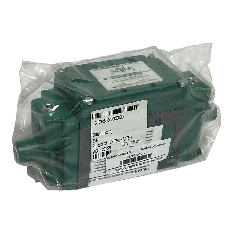 Numatics 33JDR5000 Air Control Valve Spool Assembly New Sealed 33JDR5000000000