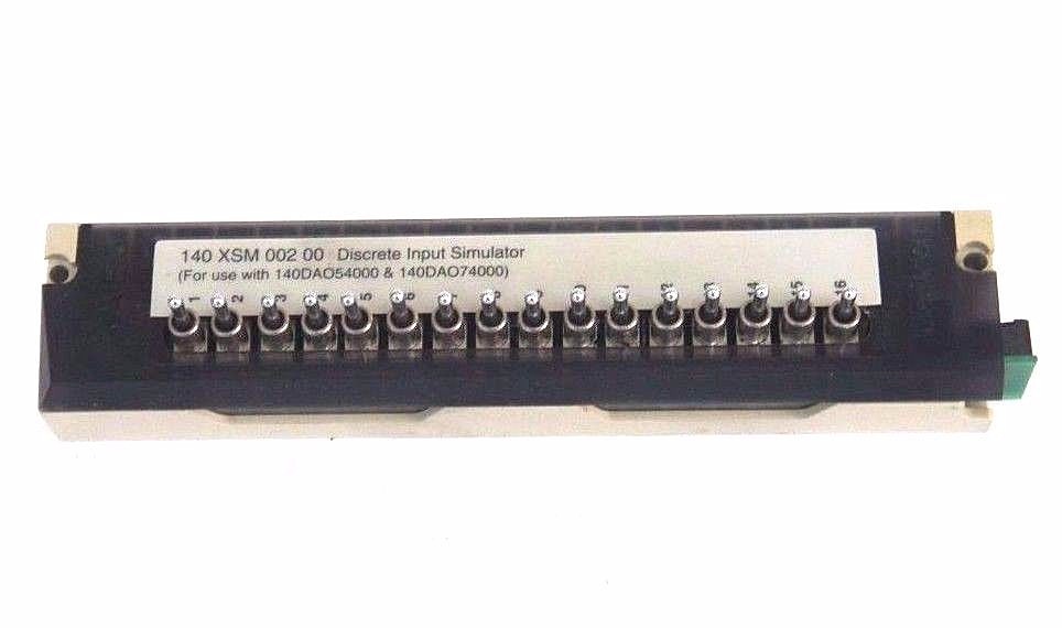 Used MODICON 140XSM00200 DISCRETE SIMULATOR MODULE 16PT