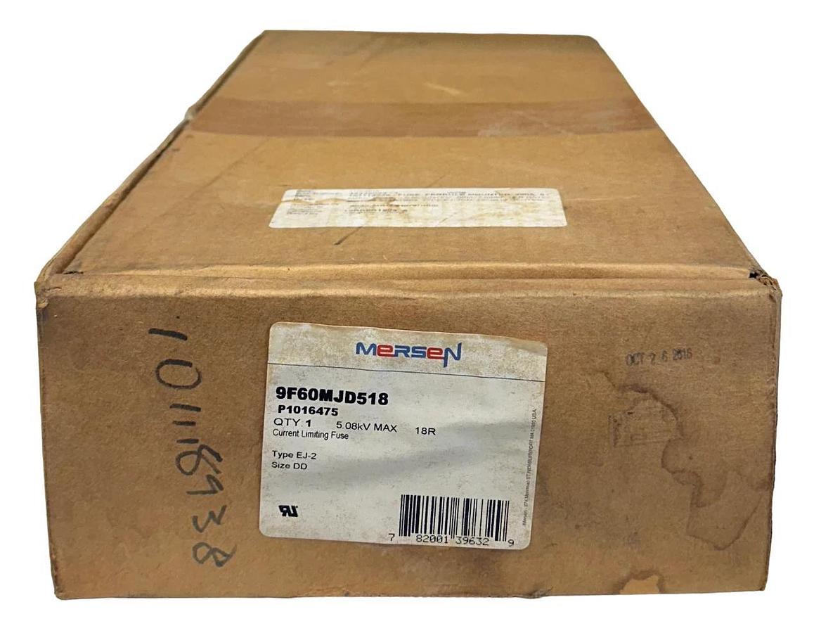 NEW MERSEN 9F60MJD518 / EJ-2 CURRENT LIMITING FUSE DD 5.08kV DOUBLE-BARREL NSMP