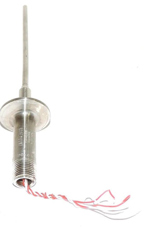Used ROSEMOUNT 68QW11U08R015L150 PROBE 68Q LIMITS -50 TO 400 DEG. C 3500 PSI MAX
