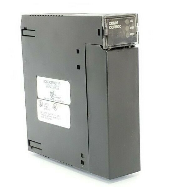 Used GE FANUC IC693CMM311G COMMUNICATIONS CONTROL MODULE (DAMAGED COVER)