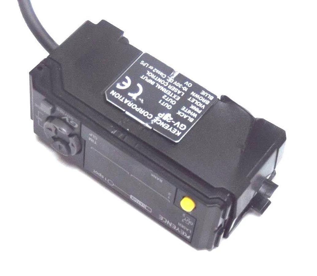 Used KEYENCE GV-21P SENSOR AMPLIFIER GV SERIES, 10/30VDC, GV21P