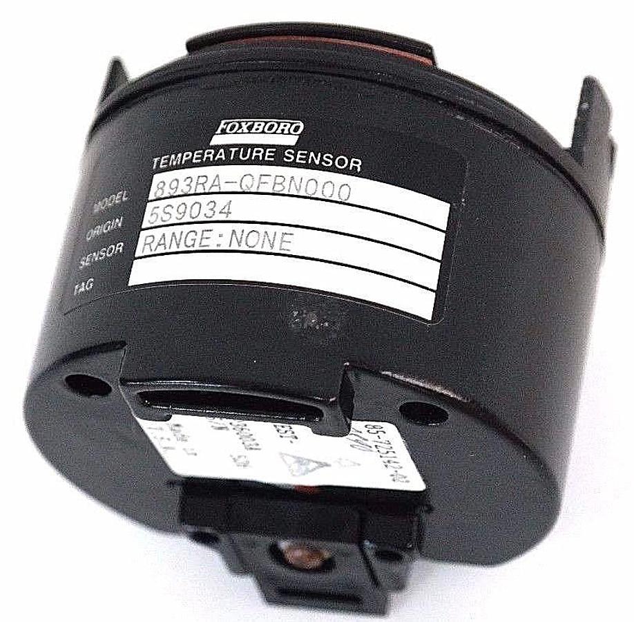 Used NIB FOXBORO 893RA-QFBN000 TEMPERATURE SENSOR ORIGIN: 5S9034 MODEL: 893RA